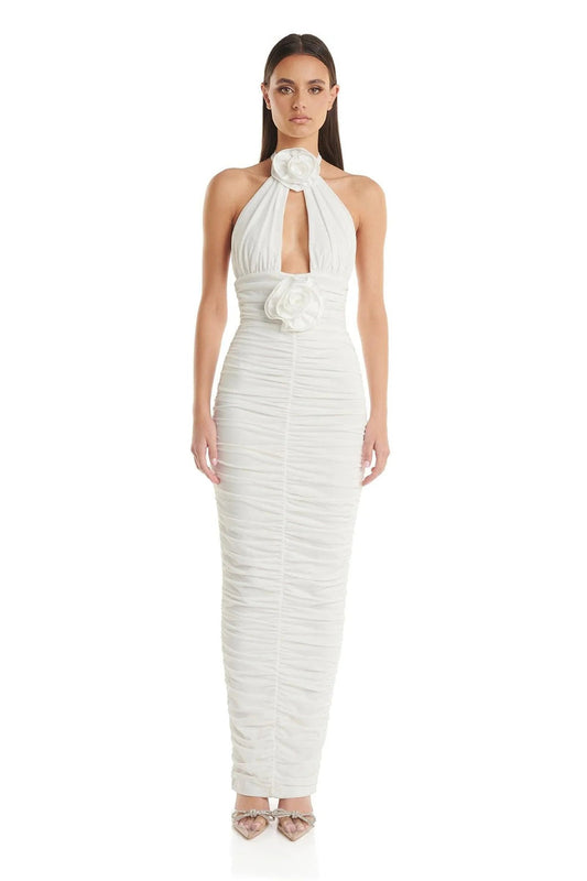Alanna Dress - White (PREORDER) - SHOPJAUS - JAUS