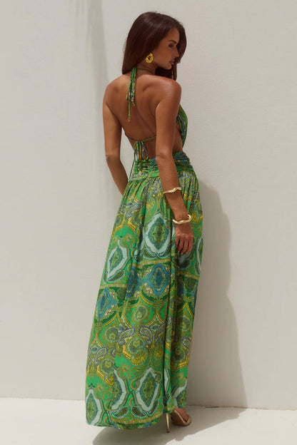 Fontana Maxi Dress - Indiana Green