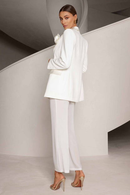 Hallie Pant - White - SHOPJAUS - JAUS