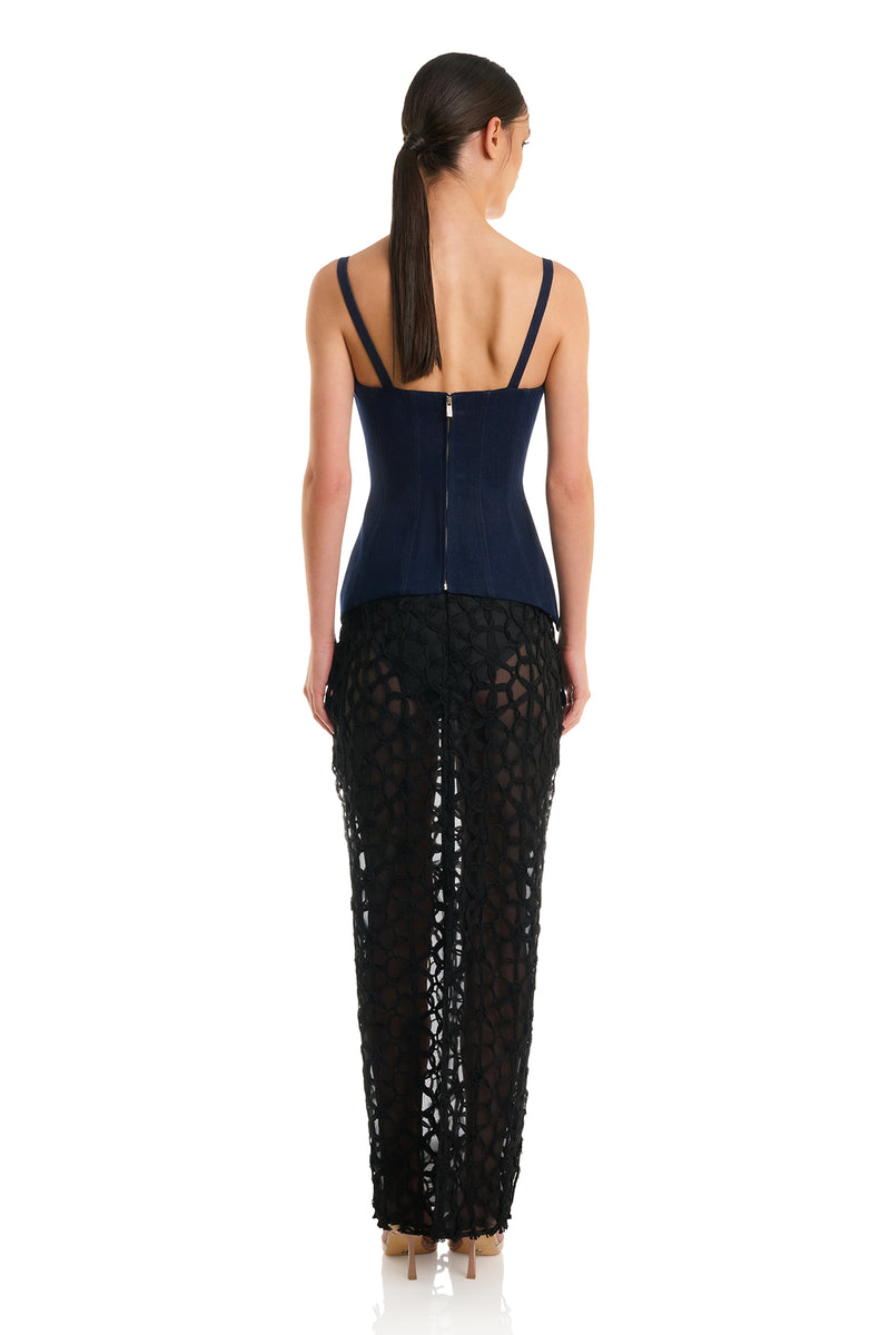 Lyndal Skirt - Black - SHOPJAUS - JAUS