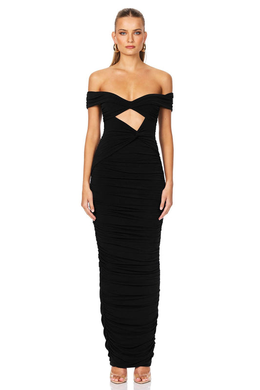 Nookie Dakota Maxi Dress - Black - SHOPJAUS - JAUS