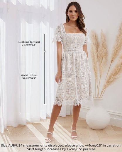 Remie Dress - Navy/Beige - JAUS