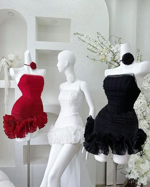 Sexy Sheath Off The Shoulder Tulle Birthday Dress Homecoming Dresses