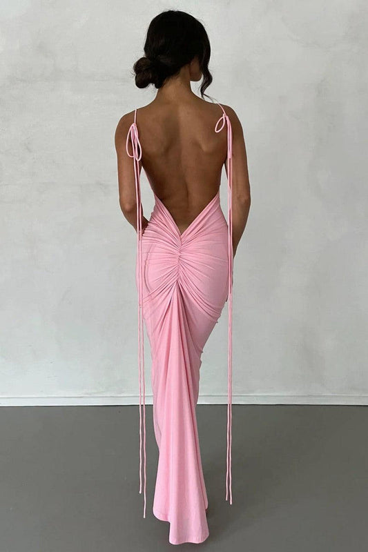 Zahara Gown - Pastel Pink - JAUS